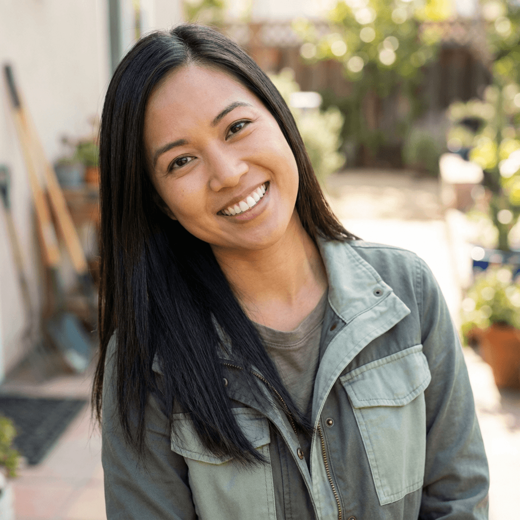 Female cafe owner in her early 40s, White, friendly approachable appearance